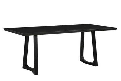 Silas Dining Table - Ash Black by Moe's Home at Eve Furniture