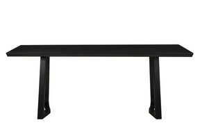 Silas Dining Table - Ash Black by Moe's Home at Eve Furniture