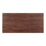 Silas Dining Table Walnut Brown by Moe's Home at Eve Furniture