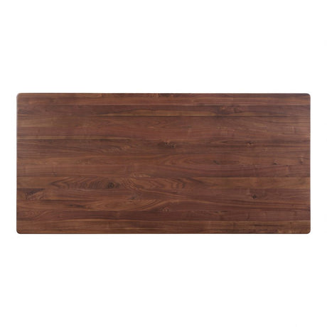 Silas Dining Table Walnut Brown by Moe's Home at Eve Furniture
