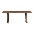 Silas Dining Table Walnut Brown by Moe's Home at Eve Furniture