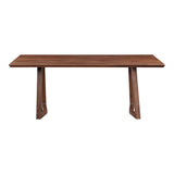 Silas Dining Table Walnut Brown by Moe's Home at Eve Furniture