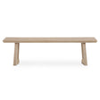 Silas Oak Dining Bench by Moe's Home at Eve Furniture