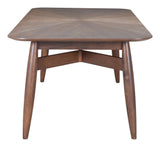 Silea Espresso Rectangular Dining Table by Zuomod at Eve Furniture