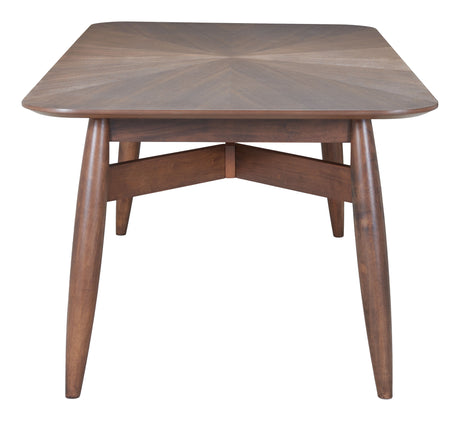 Silea Espresso Rectangular Dining Table by Zuomod at Eve Furniture