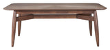 Silea Espresso Rectangular Dining Table by Zuomod at Eve Furniture