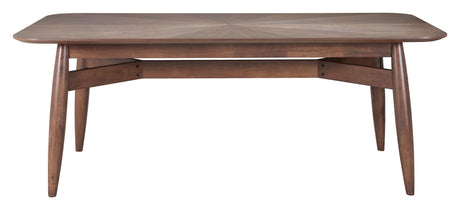 Silea Espresso Rectangular Dining Table by Zuomod at Eve Furniture
