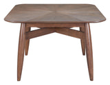Silea Espresso Square Dining Table by Zuomod at Eve Furniture