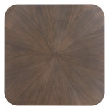 Silea Espresso Square Dining Table by Zuomod at Eve Furniture