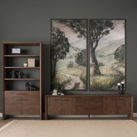 Silent Forest I by Mercana Studio Hand-Embellished Textured Framed Canvas Artwork by Mercana at Eve Furniture