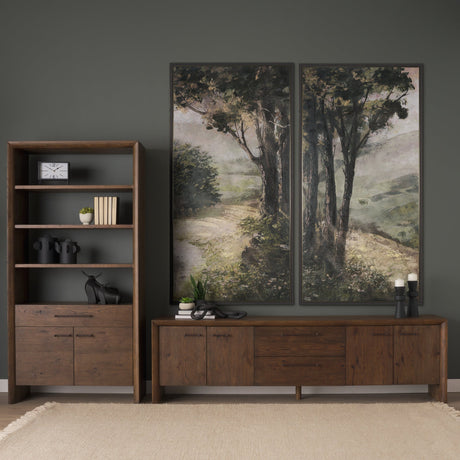 Silent Forest III by Mercana Studio Hand-Embellished Textured Framed Canvas Artwork by Mercana at Eve Furniture