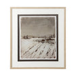 Silent Snow I by Jonathan Klassen a Hand Embellished Textured Framed Art Print Matted under Glass by Mercana at Eve Furniture