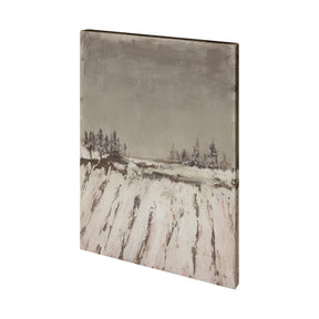 Silent Snow II by Jonathan Klassen a Hand Embellished Textured Canvas by Mercana at Eve Furniture