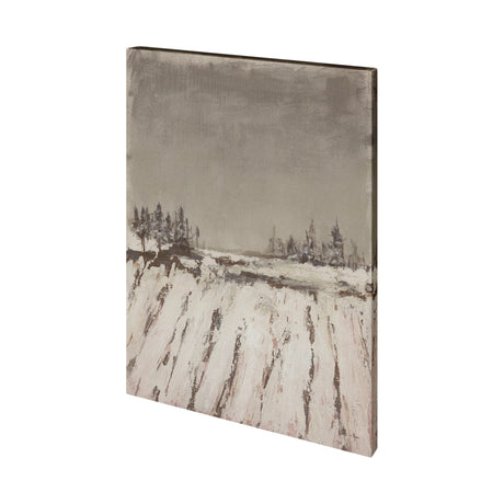 Silent Snow II by Jonathan Klassen a Hand Embellished Textured Canvas by Mercana at Eve Furniture