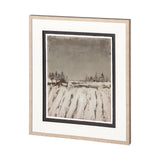 Silent Snow II by Jonathan Klassen a Hand Embellished Textured Framed Art Print Matted under Glass by Mercana at Eve Furniture