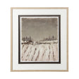 Silent Snow II by Jonathan Klassen a Hand Embellished Textured Framed Art Print Matted under Glass by Mercana at Eve Furniture