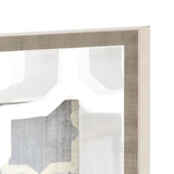 Silhouette & Pattern V (MC) Jennifer Goldberger Hand Embelished Framed Art Print Matted under Glass by Mercana at Eve Furniture