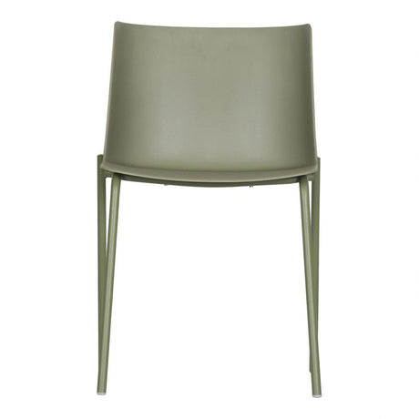 Silla Outdoor Dining Chair Sage Green by Moe's Home at Eve Furniture