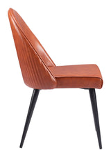 Silloth Brown Armless Dining Chair (Set of 2) by Zuomod at Eve Furniture