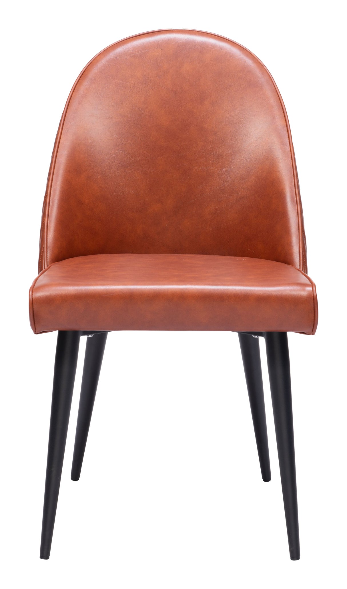 Silloth Brown Armless Dining Chair (Set of 2) by Zuomod at Eve Furniture