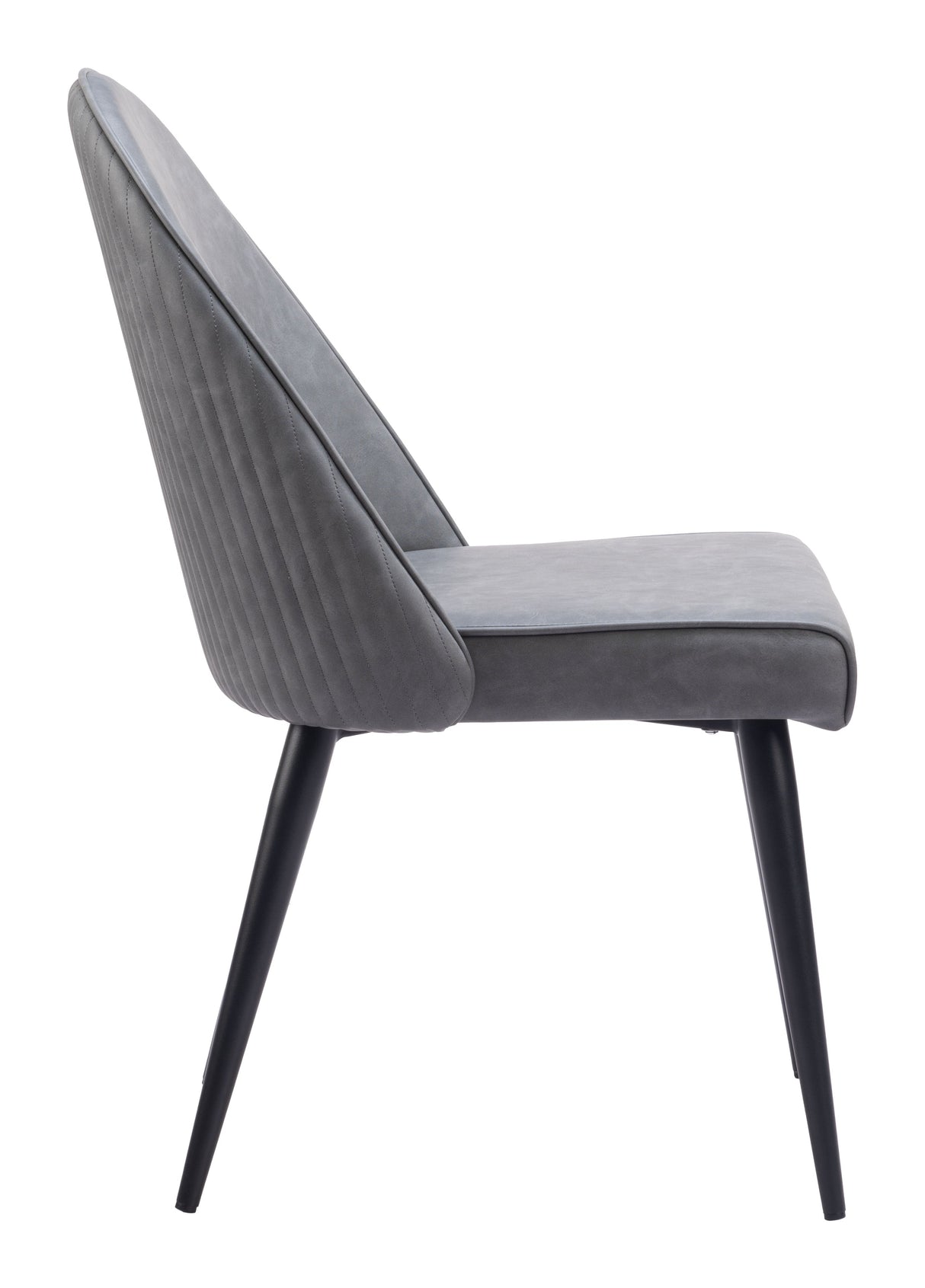 Silloth Gray Armless Dining Chair (Set of 2) by Zuomod at Eve Furniture