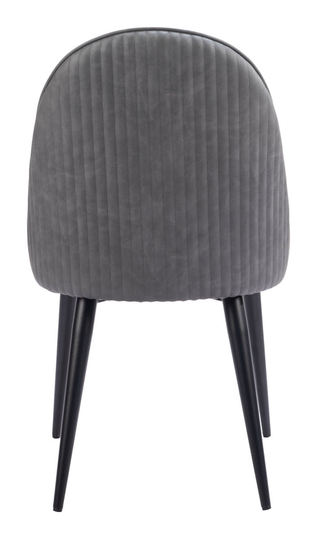 Silloth Gray Armless Dining Chair (Set of 2) by Zuomod at Eve Furniture