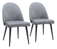 Silloth Gray Armless Dining Chair (Set of 2) by Zuomod at Eve Furniture