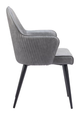 Silloth Gray Dining Chair by Zuomod at Eve Furniture