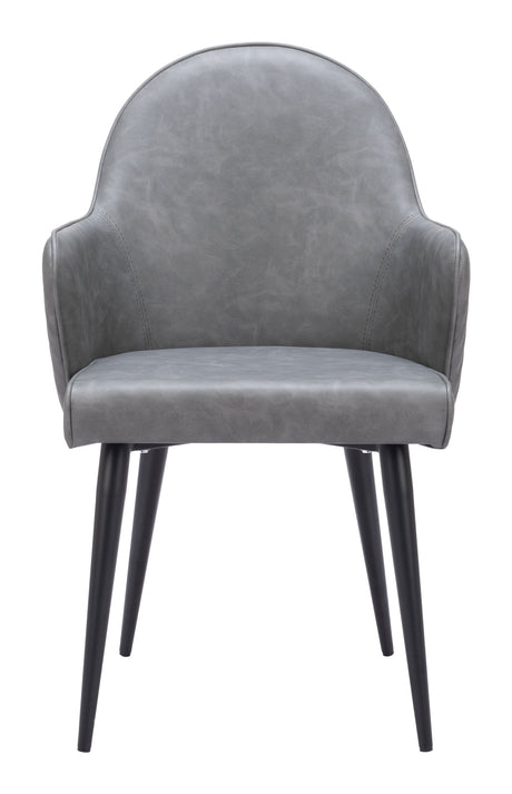 Silloth Gray Dining Chair by Zuomod at Eve Furniture