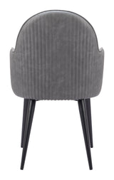 Silloth Gray Dining Chair by Zuomod at Eve Furniture