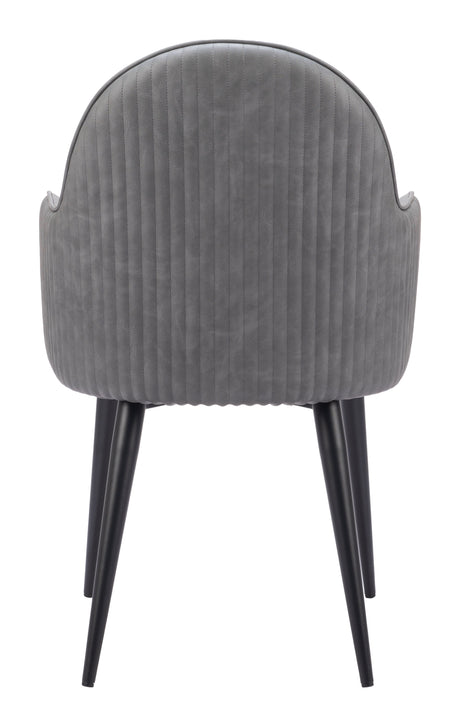 Silloth Gray Dining Chair by Zuomod at Eve Furniture