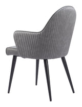 Silloth Gray Dining Chair by Zuomod at Eve Furniture