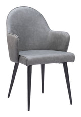 Silloth Gray Dining Chair by Zuomod at Eve Furniture
