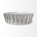 Silone (Large) 16L x 16W White Ceramic Bowl by Mercana at Eve Furniture