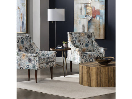 Silva Brown/Gold Accent Table by Crestview at Eve Furniture