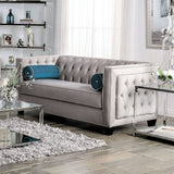 Silvan Gray Sofa & Loveseat by Furniture of America at Eve Furniture