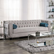 Silvan Gray Sofa by Furniture of America at Eve Furniture
