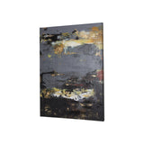 Silver and gold inspiration I by Mercana Studio a Hand Embellished Textured Canvas by Mercana at Eve Furniture