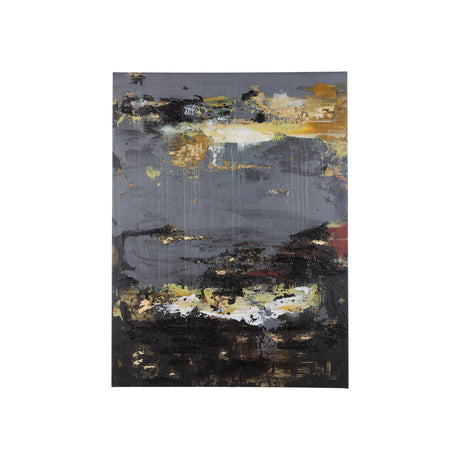 Silver and gold inspiration I by Mercana Studio a Hand Embellished Textured Canvas by Mercana at Eve Furniture