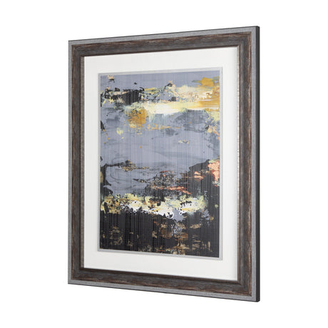 Silver and gold Inspiration I by Mercana Studio a Hand Embellished Textured Framed Art Print by Mercana at Eve Furniture