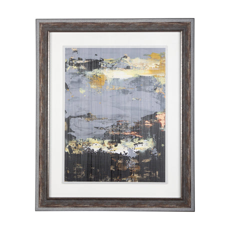 Silver and gold Inspiration I by Mercana Studio a Hand Embellished Textured Framed Art Print by Mercana at Eve Furniture