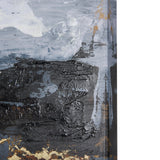 Silver and gold inspiration II by Mercana Studio a Hand Embellished Textured Canvas by Mercana at Eve Furniture