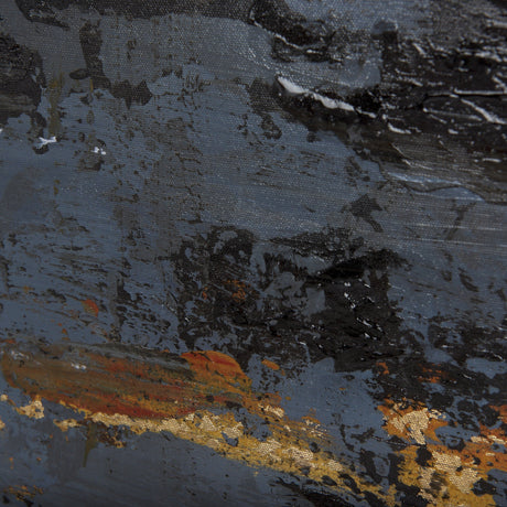 Silver and gold inspiration II by Mercana Studio a Hand Embellished Textured Canvas by Mercana at Eve Furniture