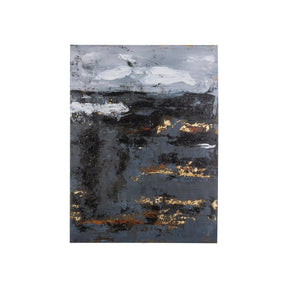 Silver and gold inspiration II by Mercana Studio a Hand Embellished Textured Canvas by Mercana at Eve Furniture