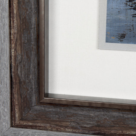 Silver and gold Inspiration II by Mercana Studio a Hand Embellished Textured Framed Art Print by Mercana at Eve Furniture