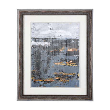 Silver and gold Inspiration II by Mercana Studio a Hand Embellished Textured Framed Art Print by Mercana at Eve Furniture