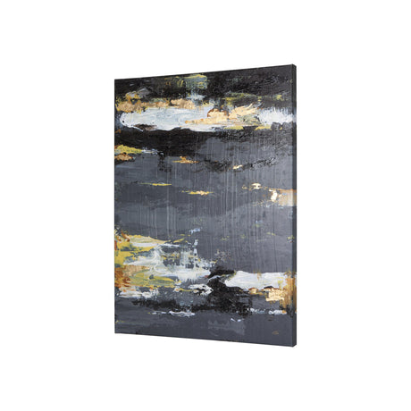 Silver and gold inspiration III by Mercana Studio a Hand Embellished Textured Canvas by Mercana at Eve Furniture