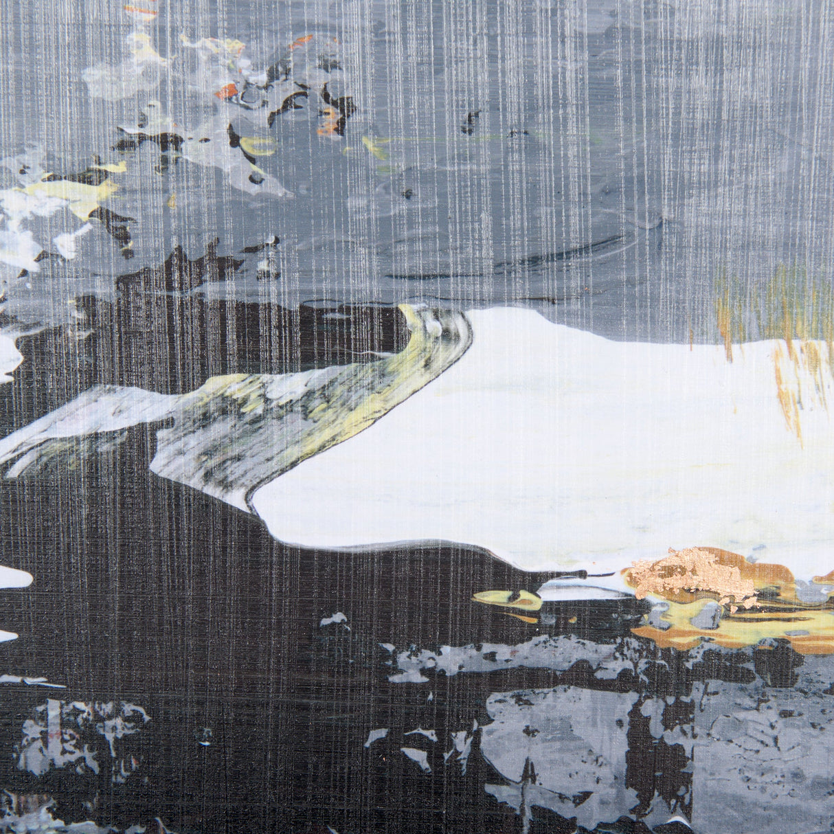 Silver and gold Inspiration III by Mercana Studio a Hand Embellished Textured Framed Art Print by Mercana at Eve Furniture