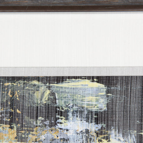 Silver and gold Inspiration III by Mercana Studio a Hand Embellished Textured Framed Art Print by Mercana at Eve Furniture