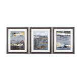 Silver and gold Inspiration III by Mercana Studio a Hand Embellished Textured Framed Art Print by Mercana at Eve Furniture